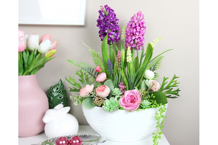 Hiacynt gumowany duży - Roż/Fiolet 52x44