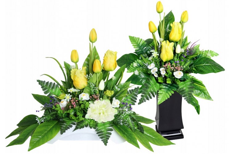 Stroik+Bukiet Tulipany MAX - żółte