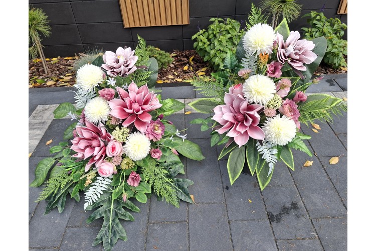 Stroik + Bukiet MEGA/Giga "Pianka" 06 - Pudrowy 100x90