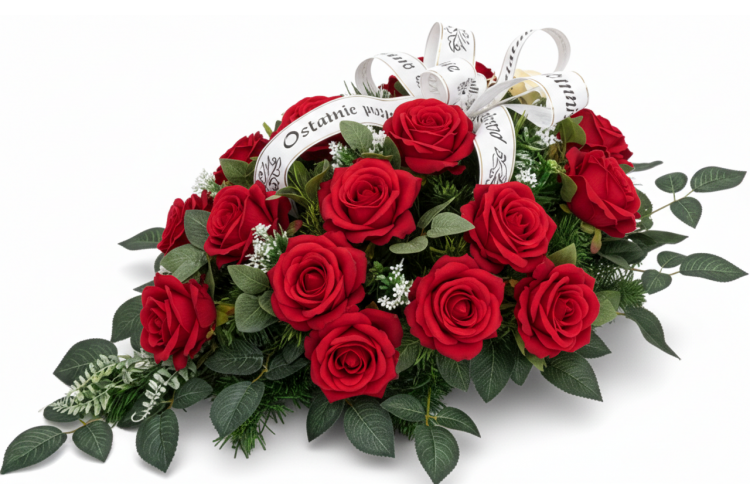 Wiązanka z Róż na podkładzie 80x55