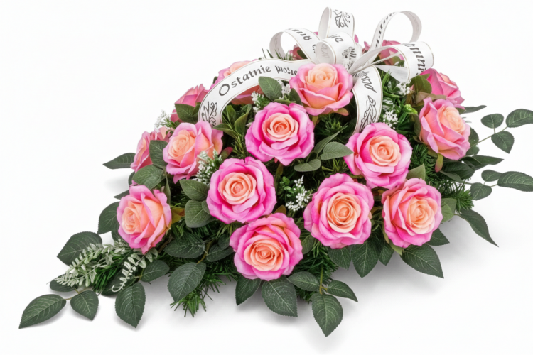 Wiązanka z Róż na podkładzie 80x55